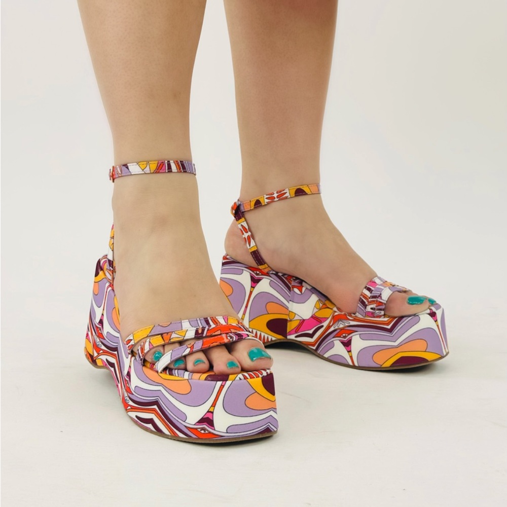 Unilady platform groovy wedge NEW